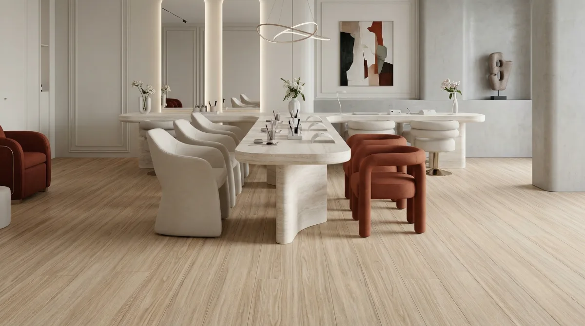 Окаменелый лес в интерьере 1