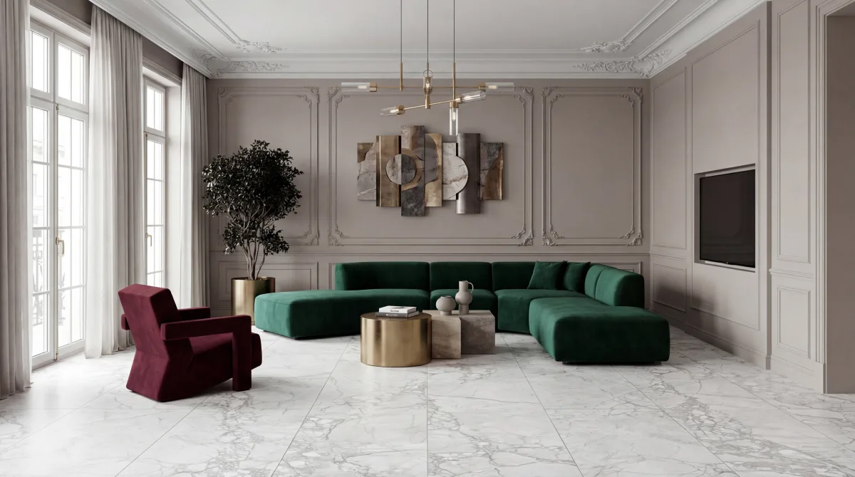 Кливиа Вайт 60x120 — интерьер 3