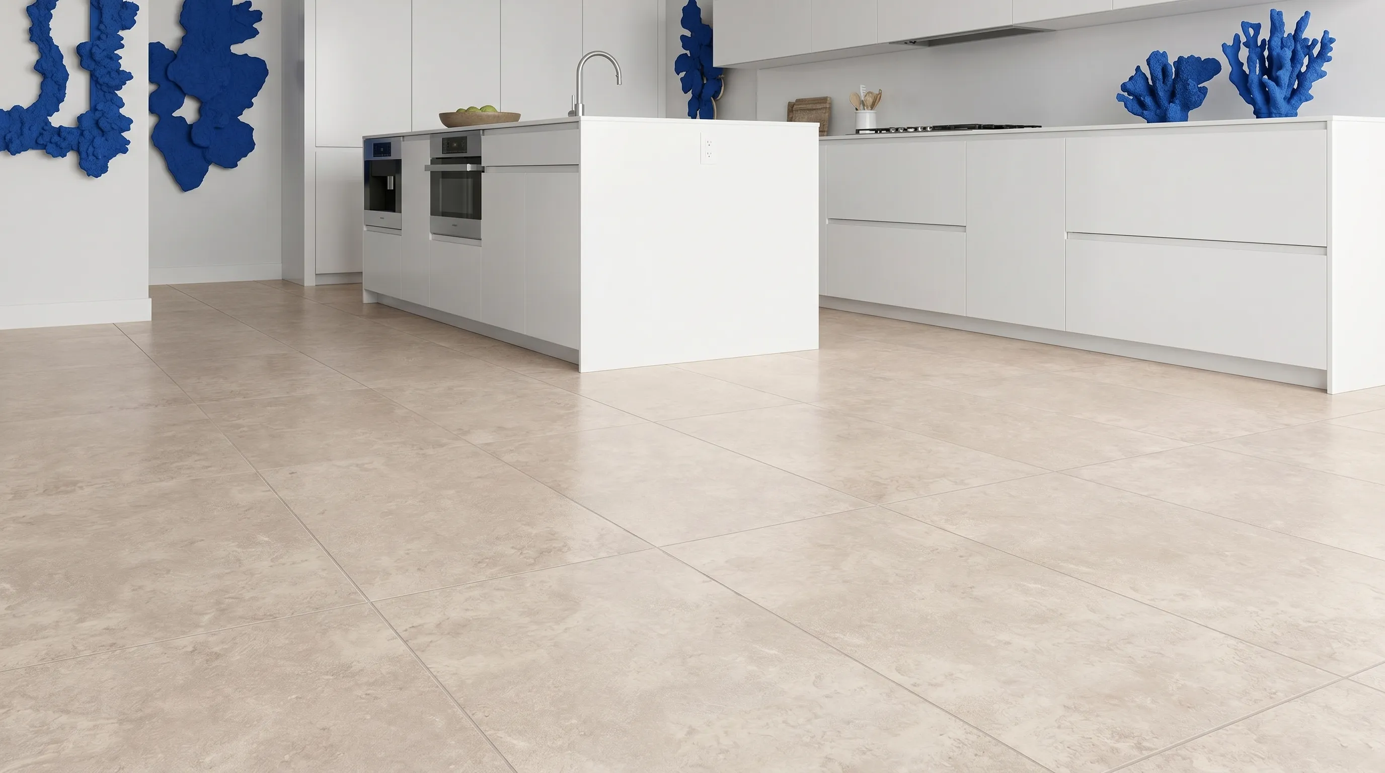 Элизиан Травертини Бежевый Натуральный 600X1200 — интерьер 6