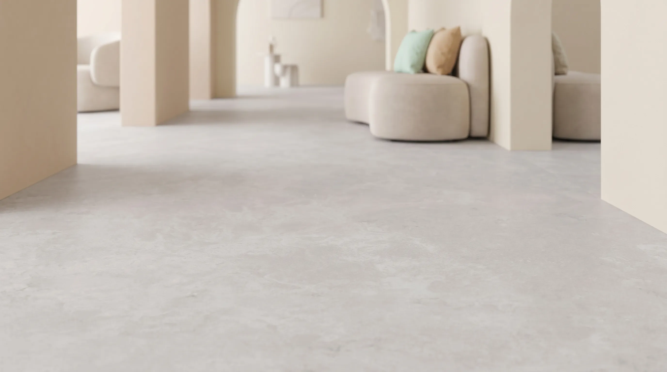 Элизиан Травертини Дженере Сатинированный 600X1200 — интерьер 1