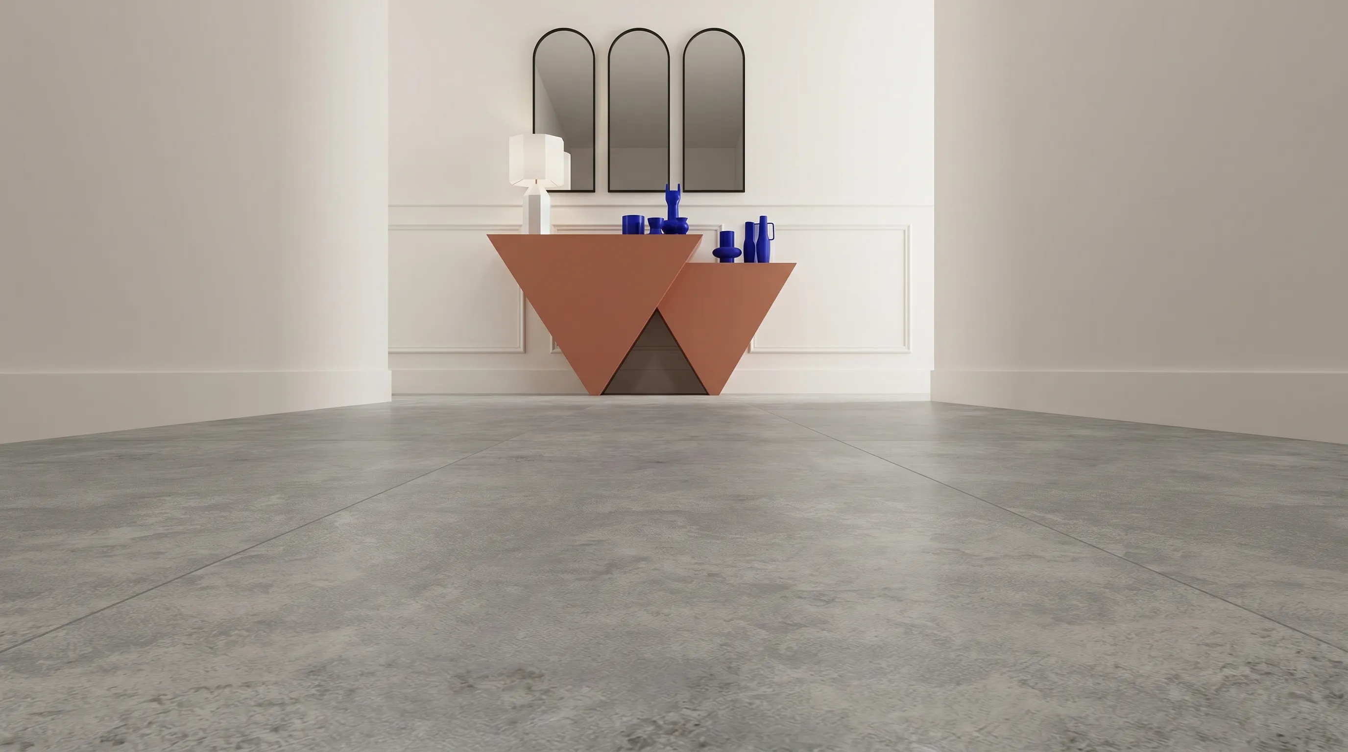 Элизиан Травертини Гриджио Натуральный 600X1200 — интерьер 2