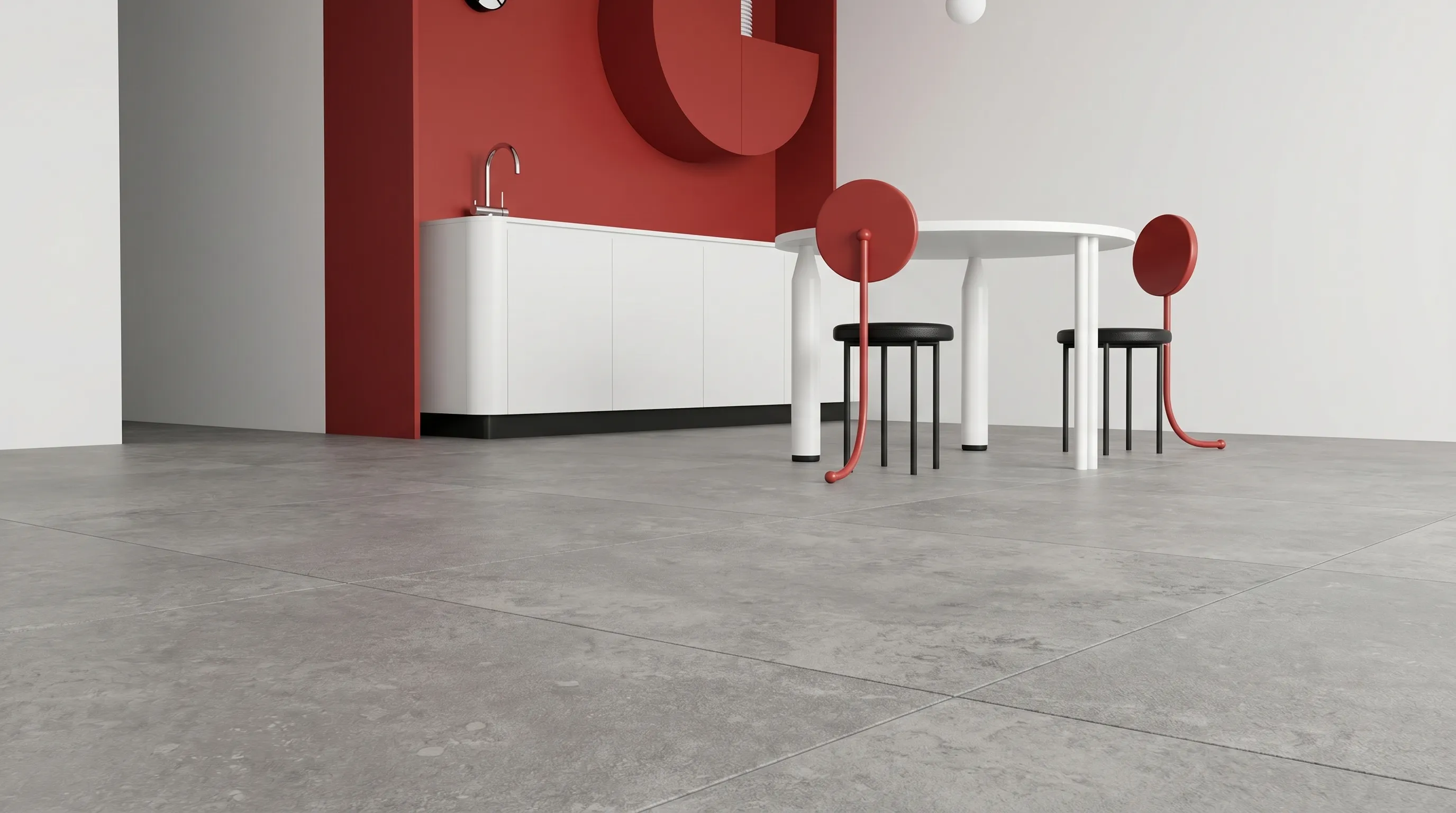 Элизиан Травертини Гриджио Натуральный 600X1200 — интерьер 5