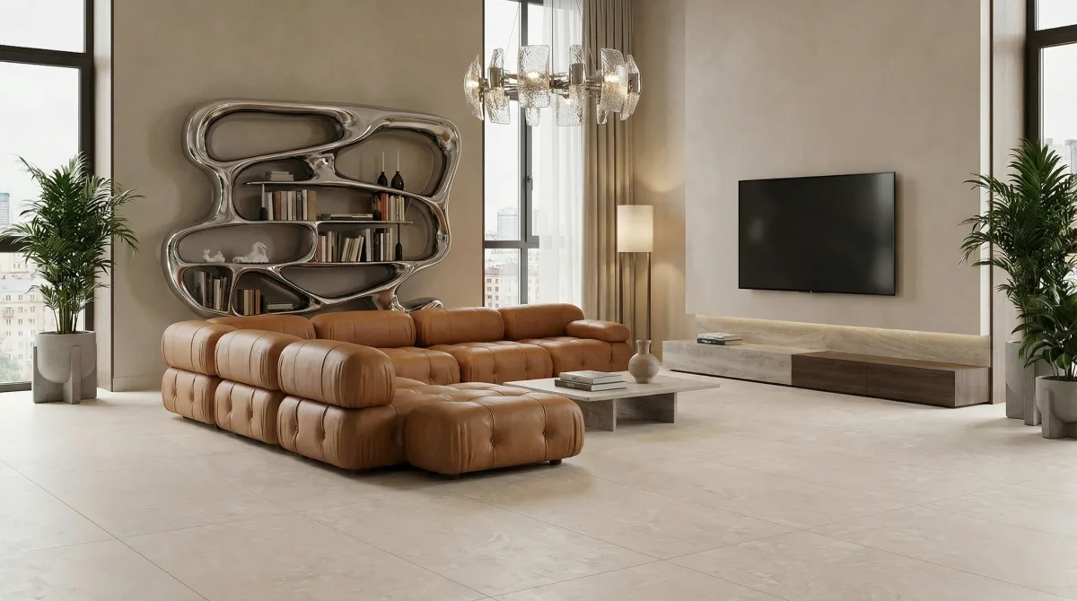 Монозите Беж 60x120 — интерьер 3