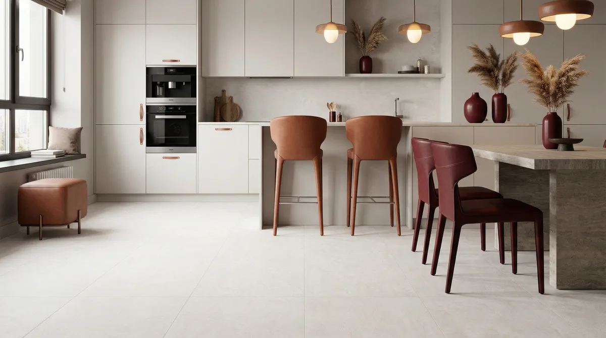 Монозит Бианко 60x120 — интерьер 1