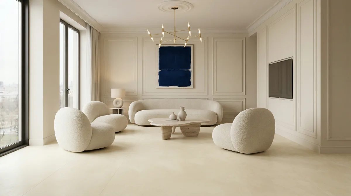 Небула Лайт Еллоу 60x120 — интерьер 4