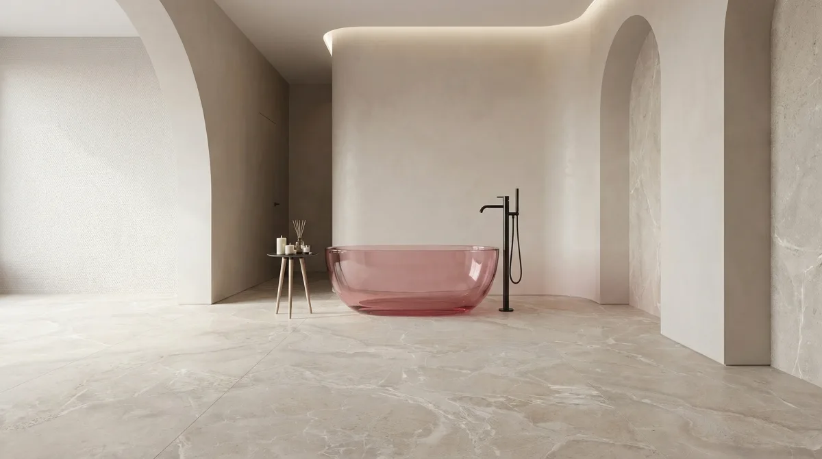 Рустон Айвори 60x120 — интерьер 2