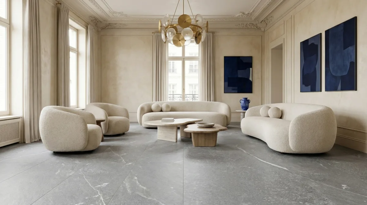 Стоун Альпн Грей 60x120 — интерьер 2